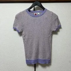 Clice de Paris 半袖シャツ　パープル　紫　ワンサイズ