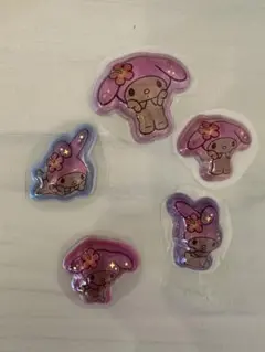 新品　サンリオうるちゅるポップシール　日焼け　マイメロ