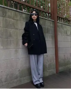 ameri vintage PUFF SLEEVE WOOL JACKET