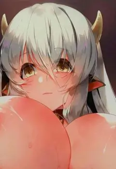 むに工房　むに工房別館 牛娘タペストリー 62studio 筒と紐が欠品