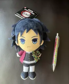 鬼滅の刃 冨岡義勇 ぬいぐるみ&シャ－プペンのセット☆