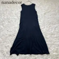 nanadecor ナナデェコール バックシャンワンピース 綿100% 日本製