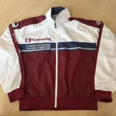 Champion ジャケット Lサイズ 白/赤