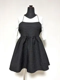 美品　黒のオールインワン・サロペット
