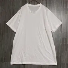 UNIQLO ユニクロ　クルーネックTシャツ　薄手　白　XL