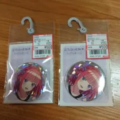 アベイル 五等分の花嫁 中野二乃 ホログラム 缶バッジ Avail