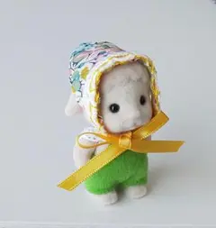 バブーシュカ＊ひつじの赤ちゃん＊シルバニア＊着せかえ
