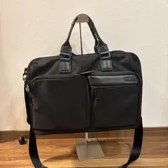【美品】ゼロハリバートン 80737 2wayブリーフケース　ロゴプレート