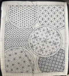 刺し子ふきん　完成品