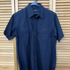 SHIPS シップス 半袖シャツ ネイビー