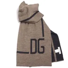 DOLCE＆GABBANAウールマフラー渋いエンジ色に薄いブラック地模様美品 2025年最新】D&G ／ Dolce＆Gabbana 素材：ウール メンズ