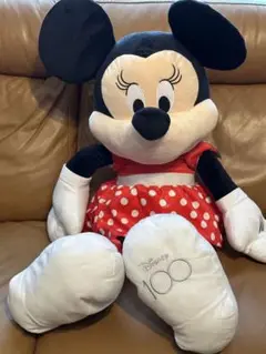 【100周年限定】Disney ミニー　特大ぬいぐるみ　91センチ