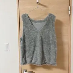 しまむら　mysa closet 田中里奈　 シャギーベスト