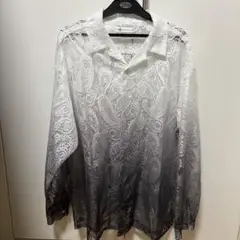 tk.TAKEO KIKUCHI グラデペイズリーレースシャツ