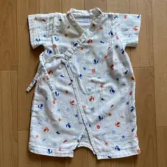 ベビー キッズ ミキハウス mikihouse 甚平 ロンパース 70 80 夏