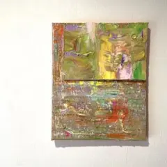 抽象油彩画 テクスチャー