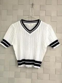 サマーセーター　ホワイト