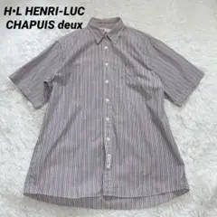 HENRI-LUC CHAPUIS 【M】半額ストライプシャツ ナイガイ