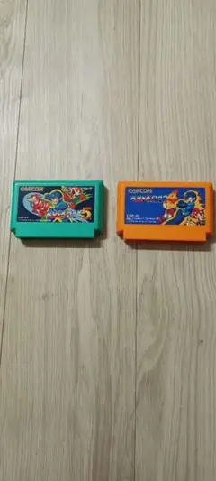ロックマン　ファミコン　カセット　ソフト　4　5　セット　記名あり