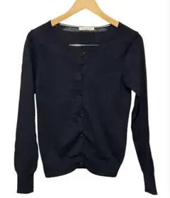 chocol raffine robe レディース 長袖ニットカーディガン黒