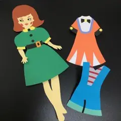ハンドメイド　着せ替え人形　昭和　レトロ　人形　ドール