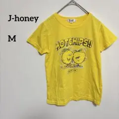 J-honey HOTCHIPS!! Tシャツ Mサイズ イエローc225