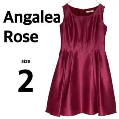 AngaleaRose フレアワンピース ひざ丈 ノースリーブ 日本製【2】