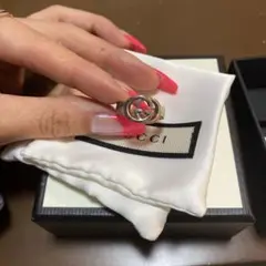 Gucciグッチ シルバーブリットリング指輪