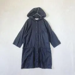 ◆154 マックレガー【M】スプリングコート フード付 コットン 薄手 七分袖