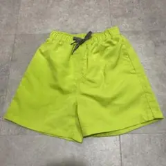 【新品】蛍光グリーン サーフパンツ 100