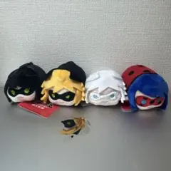ミラキュラス・レディバグ ぬいぐるみ 4体セット