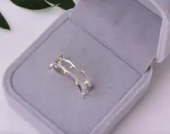 新品☆安心のメルカリ便☆ シングル ☆ フラワー ☆ 指輪 ☆ シンプル ☆y
