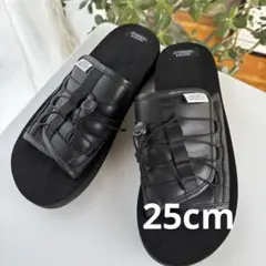 【訳あり】SUICOKE ナノユニバース別注サンダル ブラック　25cm