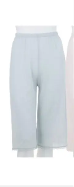 ジュエル　抗菌防臭・綿100% エアリー なメッシュ ロング　ペチパンツ