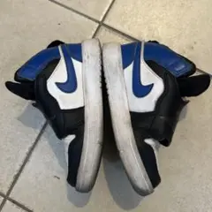 Nike スカイジョーダンキッズ スニーカー ハイカット 青黒17cm