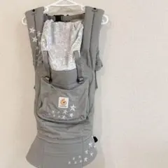 【おまけ付き】お買い得‼️エルゴベビー 抱っこ紐 星柄 グレー