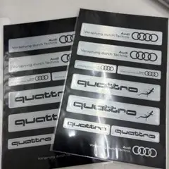 Audi ステッカ－　クアトロ