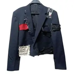 再構築 PUNK ショート丈 テーラードジャケット アナーキーシャツ パンク