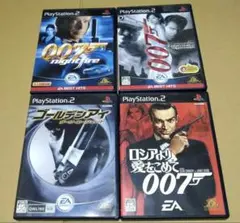 007 ゴールデンアイ PS2ソフト 4点セットまとめ売り