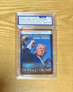 トランプ大統領 フォトカード 銃撃事件ver.