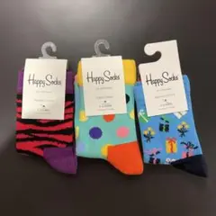 Happy Socks ベビー靴下 3足セット 2-3歳