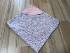 ミキハウス アフガン おくるみ 花柄 80×80
