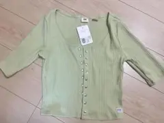 【美品】Levi’s リーバイス　カーディガントップス グリーン