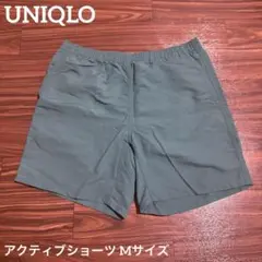 【美品】ユニクロ アクティブユーティリティショーツ 水陸両用 Mサイズ グリーン