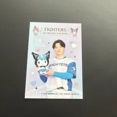 FIGHTERS かわいいシリーズ　クロミ カード 山崎福也