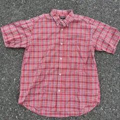UNIQLO チェックシャツ XLサイズ90s Y2K 短丈 美品 紺タグ