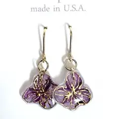 ハンドメイド　レジンピアス　イヤリング　030