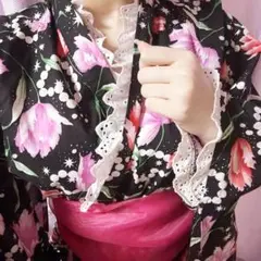 ♥浴衣ドレス 150♥ ほぼ新品 量産型 地雷 平成女児 160 姫ギャル