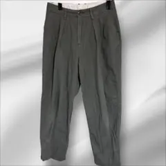 メンズ earth music&ecology グレー プリーツパンツ M