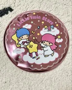 リトルツインスターズ キキララ　ビッグ缶バッジ